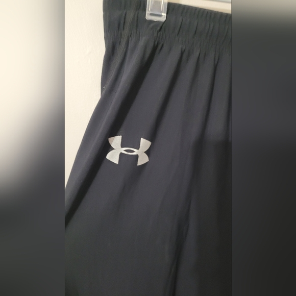 medium Men's HeatGear ¾ Leggings black - Picture 2 of 5